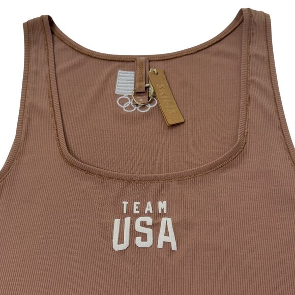 SKIMS Soft Lounge Rib Tank + Thong Team USA Sienna 2X - Picture 4 of 11